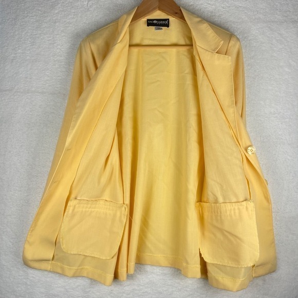 Vtg Sag Harbor Sz 14P Blazer Academia Preppy 80s 90s Bright Boho Retro Cottage - Picture 10 of 16